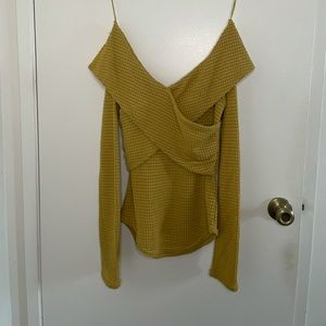 Free People off shoulder Marley top